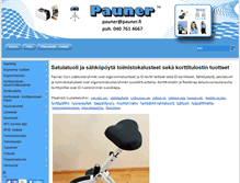 Tablet Screenshot of pauner.fi